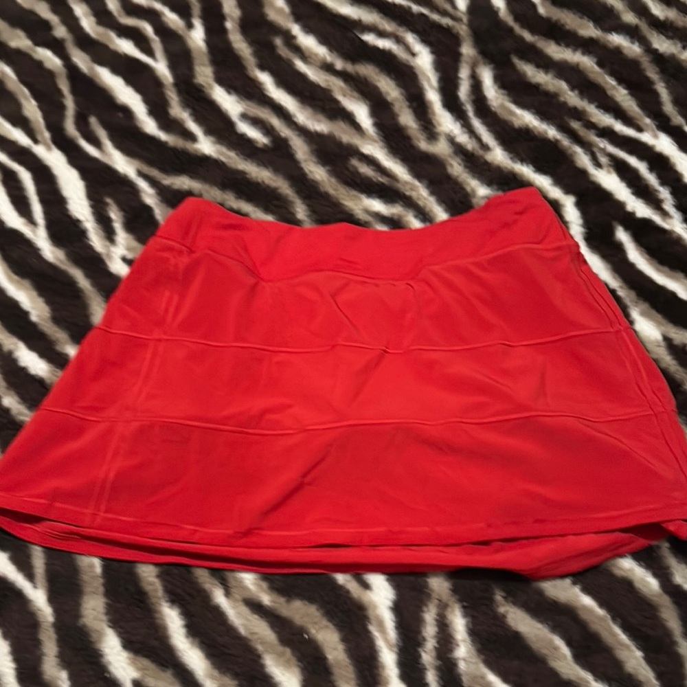 Lululemon Athletica Bold Red Skirt